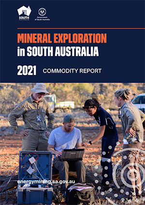 Mineral exploration in South Australia 2021 cover