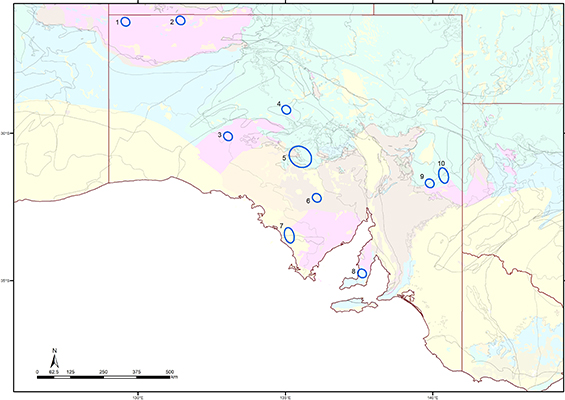 New areas of potential mineralisation based on the available hydrogeochemical data.