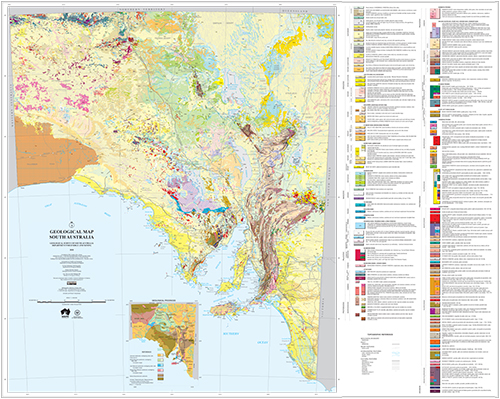 New state geology map