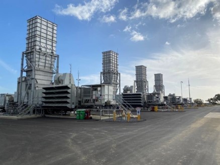 A photo of Bolivar Power Station