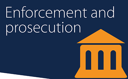 Enforcement and prosecution