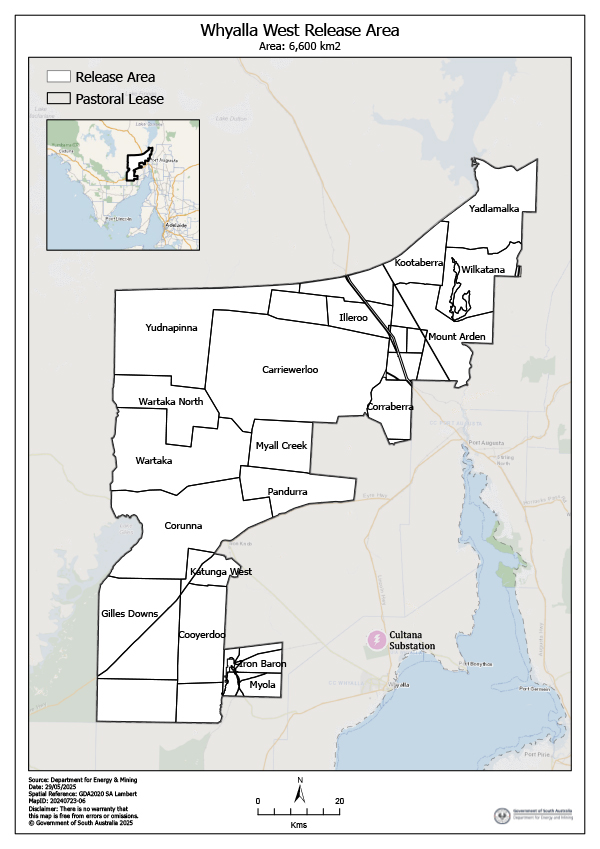 whyalla west release area