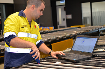 Figure 2 Coompana core samples are lodged at the South Australia Drill Core Reference Library where further analysis is continuing. (Photo 416262)