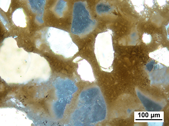 Figure 10f Intensively silcretised sandstone.