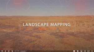 Image from the landscape mapping: regolith video