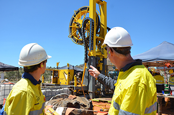 Figure 4 In February and March 2017 the RoXplorer® coiled tubing drilling rig underwent its first field trial, at a MSDP drillsite near Port Augusta. (Photo 415168)