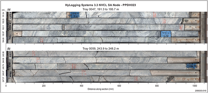 Visual differences in the Katunga Dolomite, PPDH023.