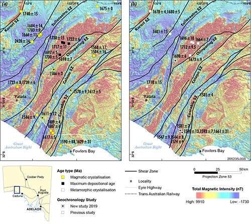 Figure 3 Summary of U–Pb geochronology data.