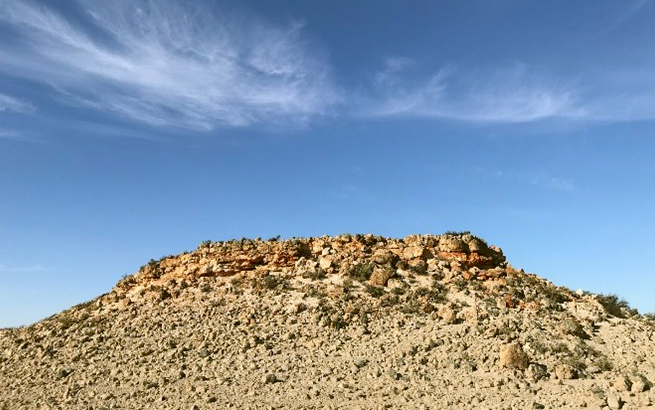 Weathered bedrock