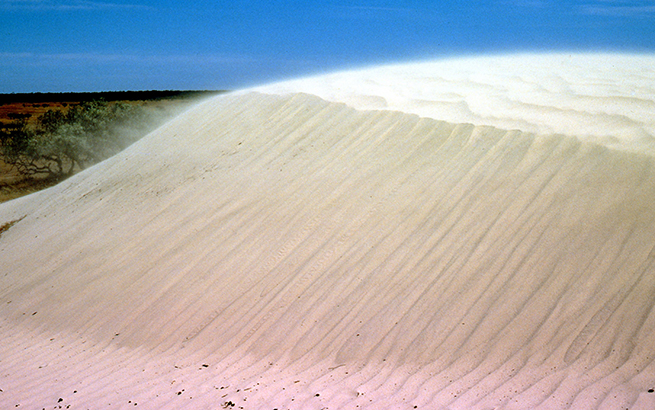 Aeolian sediments