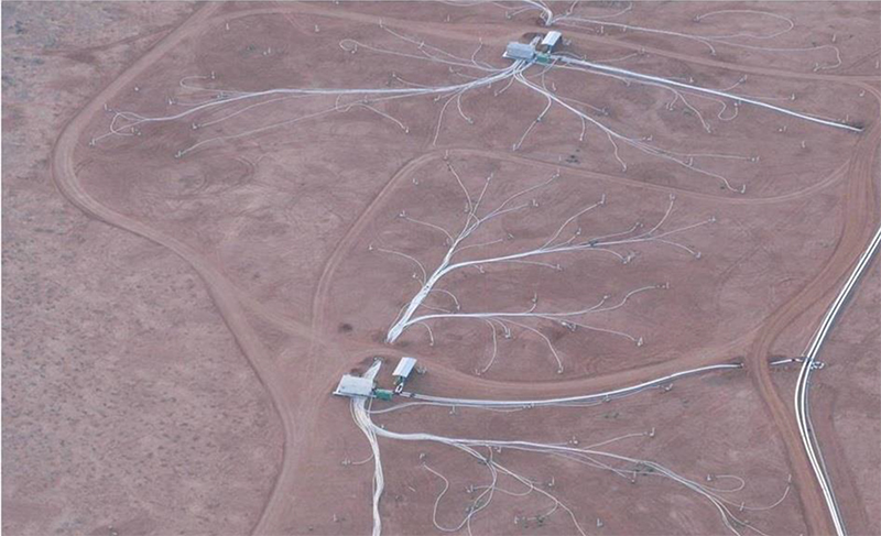 Aerial image of Beverley uranium mine, South Australia ( courtesy of Heathgate Resources)