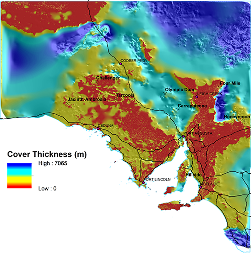 South Australia cover thickness