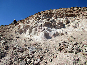 Figure 3a Outcrop of the Sugarloaf Dam Sandstone.