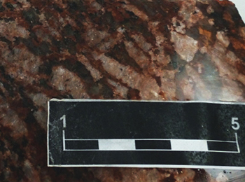 Figure 2f Coarse-grained phase of Karkaro granite. (Photo 416755)