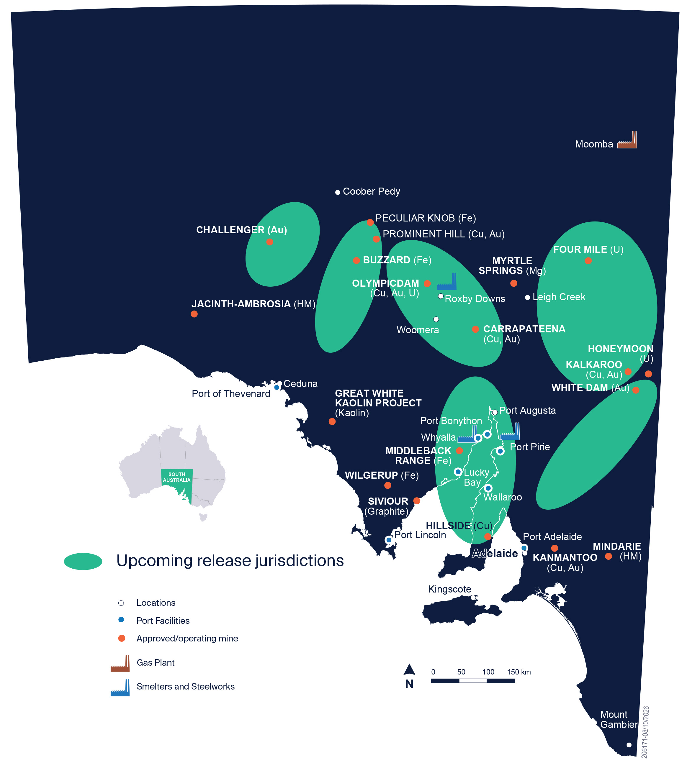 Strategic exploration releases map